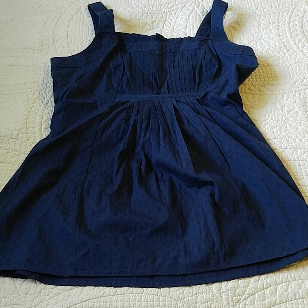 NWT Red Camel TOP Navy Blue tunic M